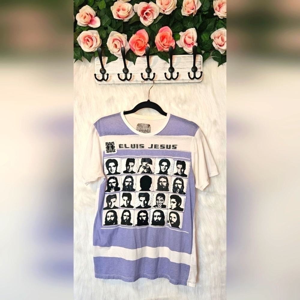 Elvis Jesus Vintage Textile Progression Tee
